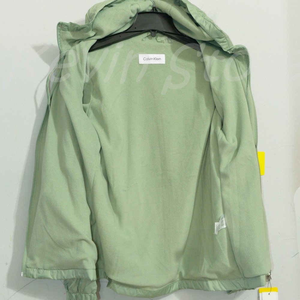 Green NWT Ladies' Windbreaker Calvin Klein - Picture 3 of 4